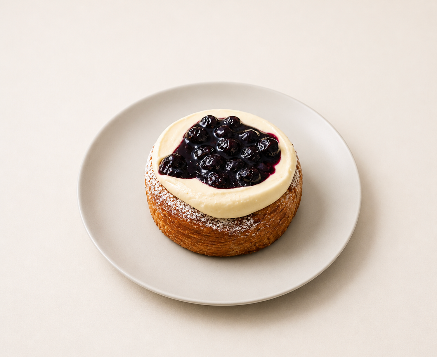 Blueberry Cream Cheese Croissant Roule with mascarpone cream and blueberry compote – Sivako